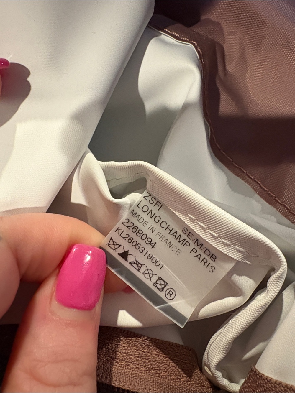Longchamp Pink Shoulder Bag - Picture 12 of 14